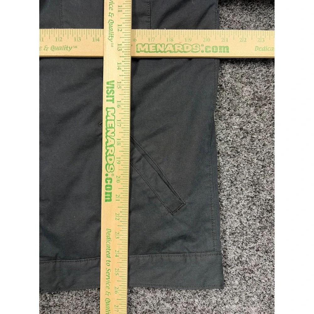 Obey Jacket Mens M Black Canvas Workwear Full Zip Streetwear Coat